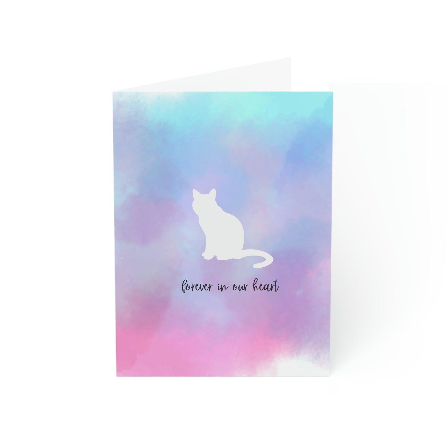 Loss of Cat Card, Cat Bereavement, Cat Sympathy Card, Cat Condolences Card,  Cat Memorial, Anniversary of Cat Loss Card, Pet Loss Card