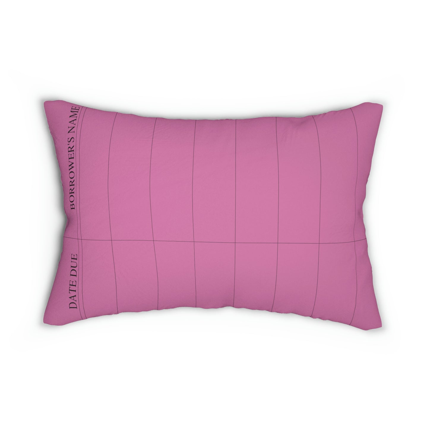 Library Card Pillows, Reading, Book Lover, Librarian Gift, Pink