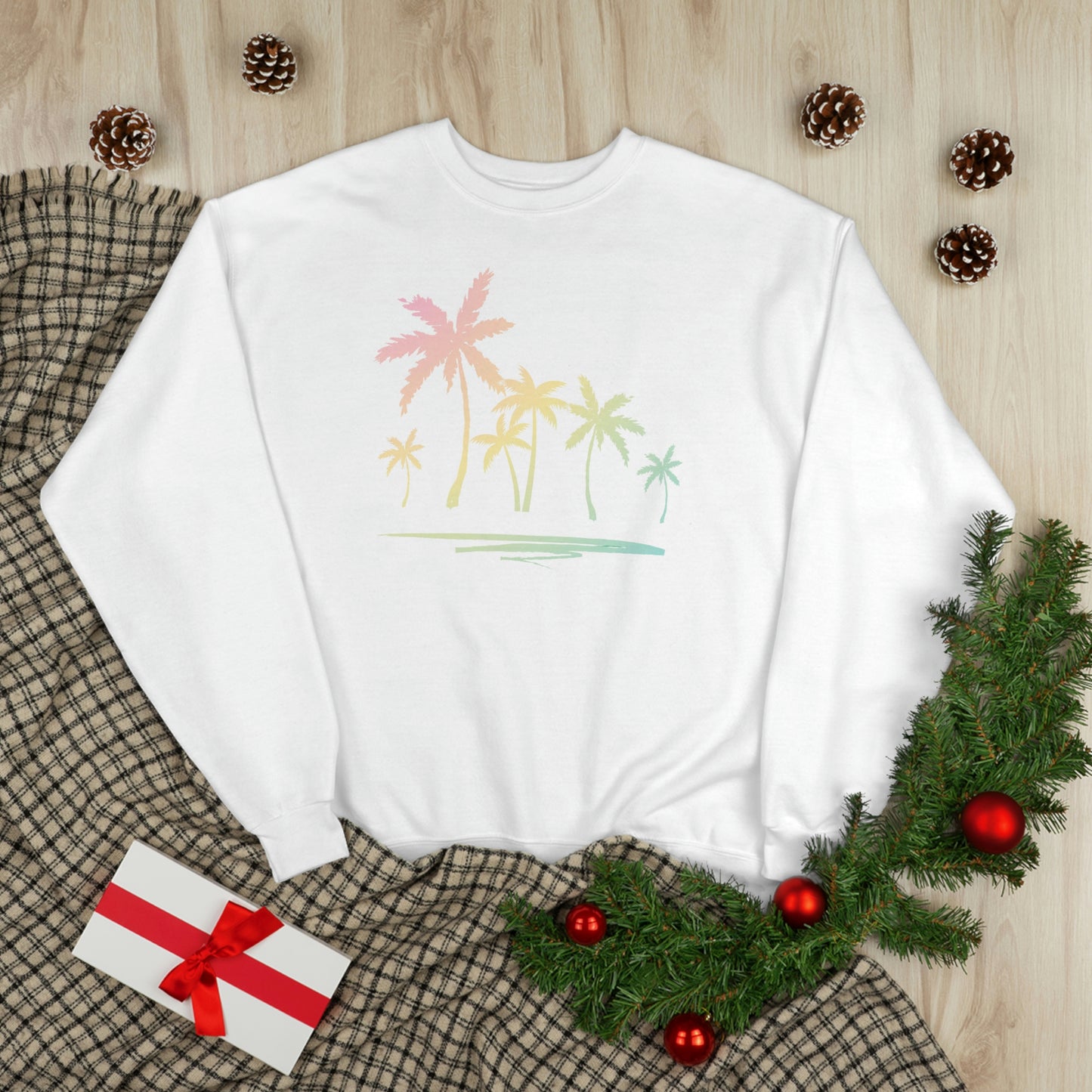California Dreamin' Palm Tree Sweatshirt, Unisex Crewneck