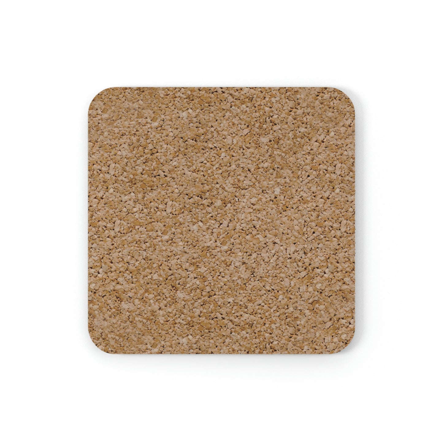 Stay Golden My Friends Cork Back Coaster (Pink/Yellow Ombre)