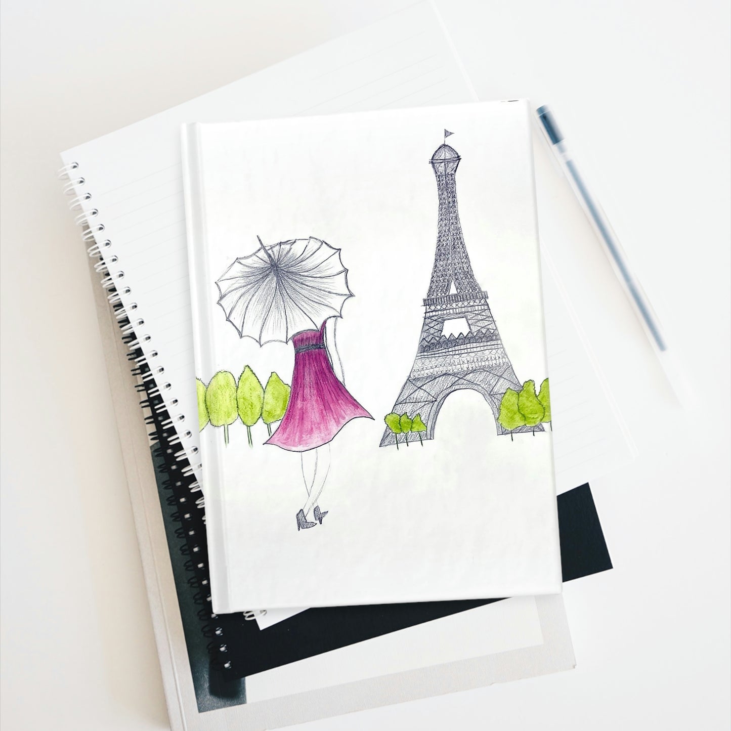 Paris Eiffel Tower Journal, unlined